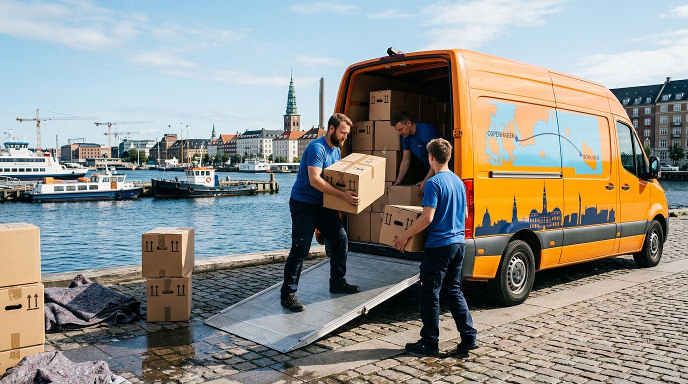 Billigste flyttefirma fra København til Bornholm